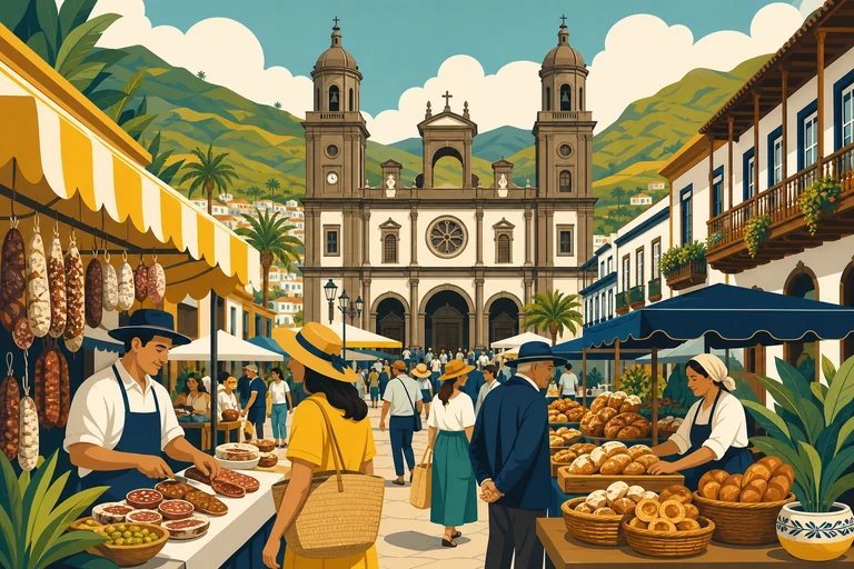 Mercadillo Municipal de Teror (ilustración)
