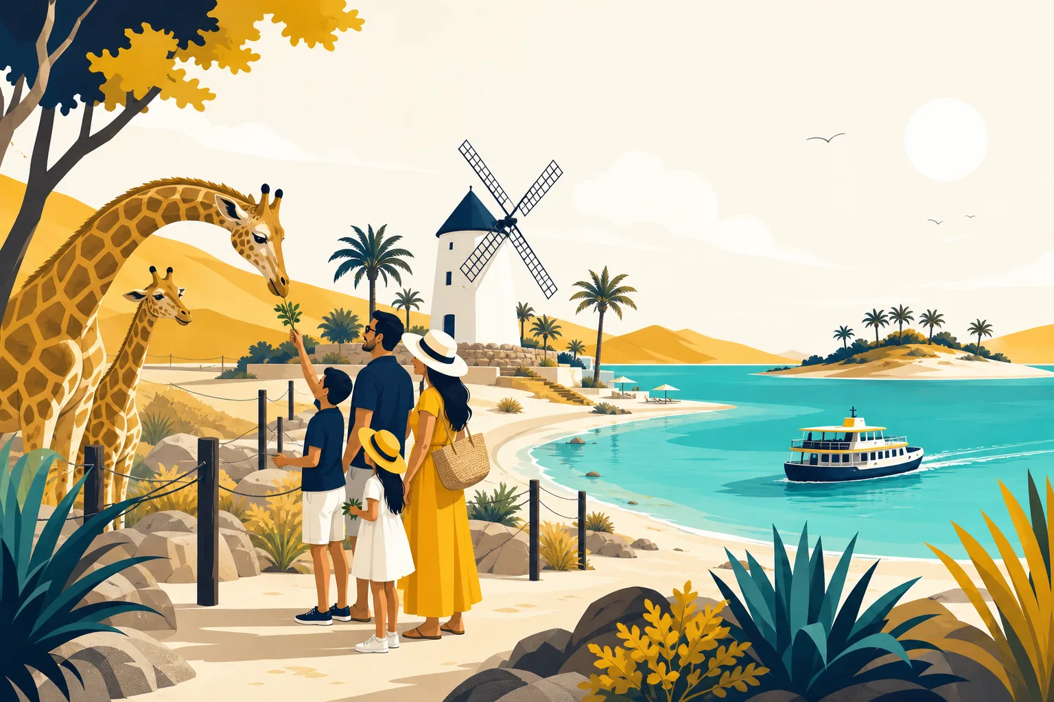 Planes con niños en Fuerteventura: parques, playas calmas y naturaleza en familia
