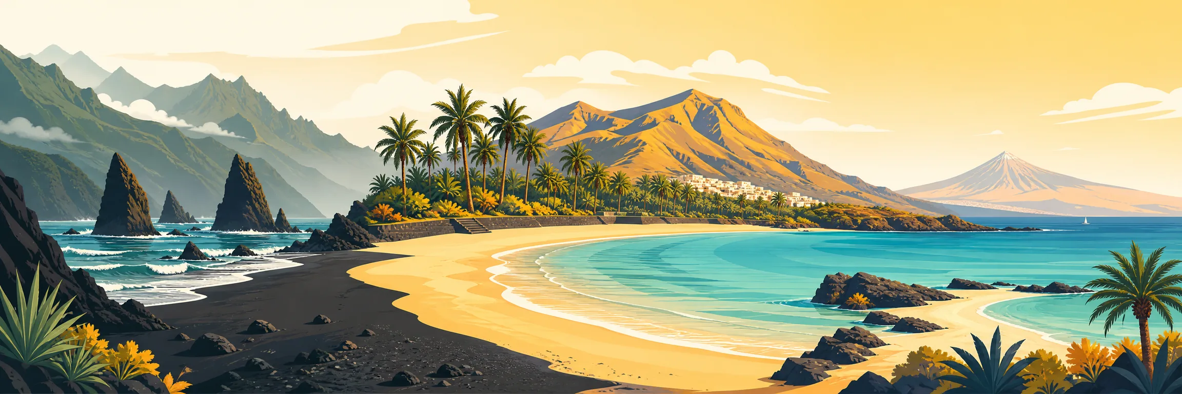 Las mejores playas de Tenerife: costa norte volcánica, playas del sur y paisaje de Anaga junto al Atlántico