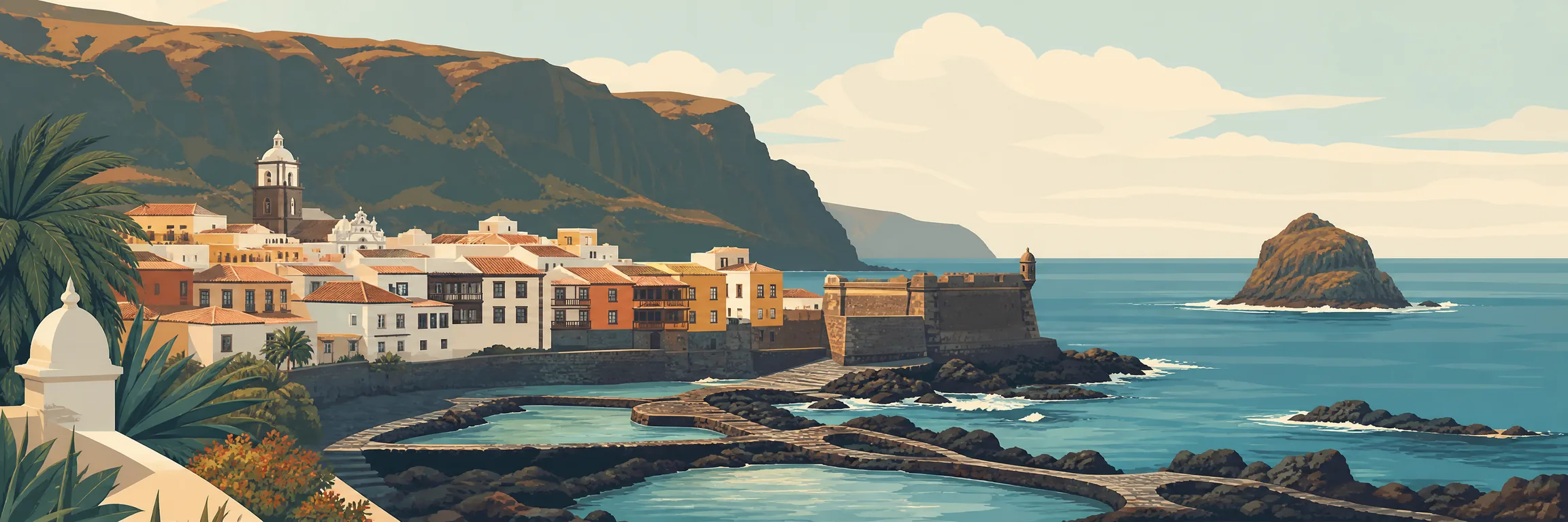 Garachico auf Teneriffa: Altstadt und die Naturbecken von El Caletón