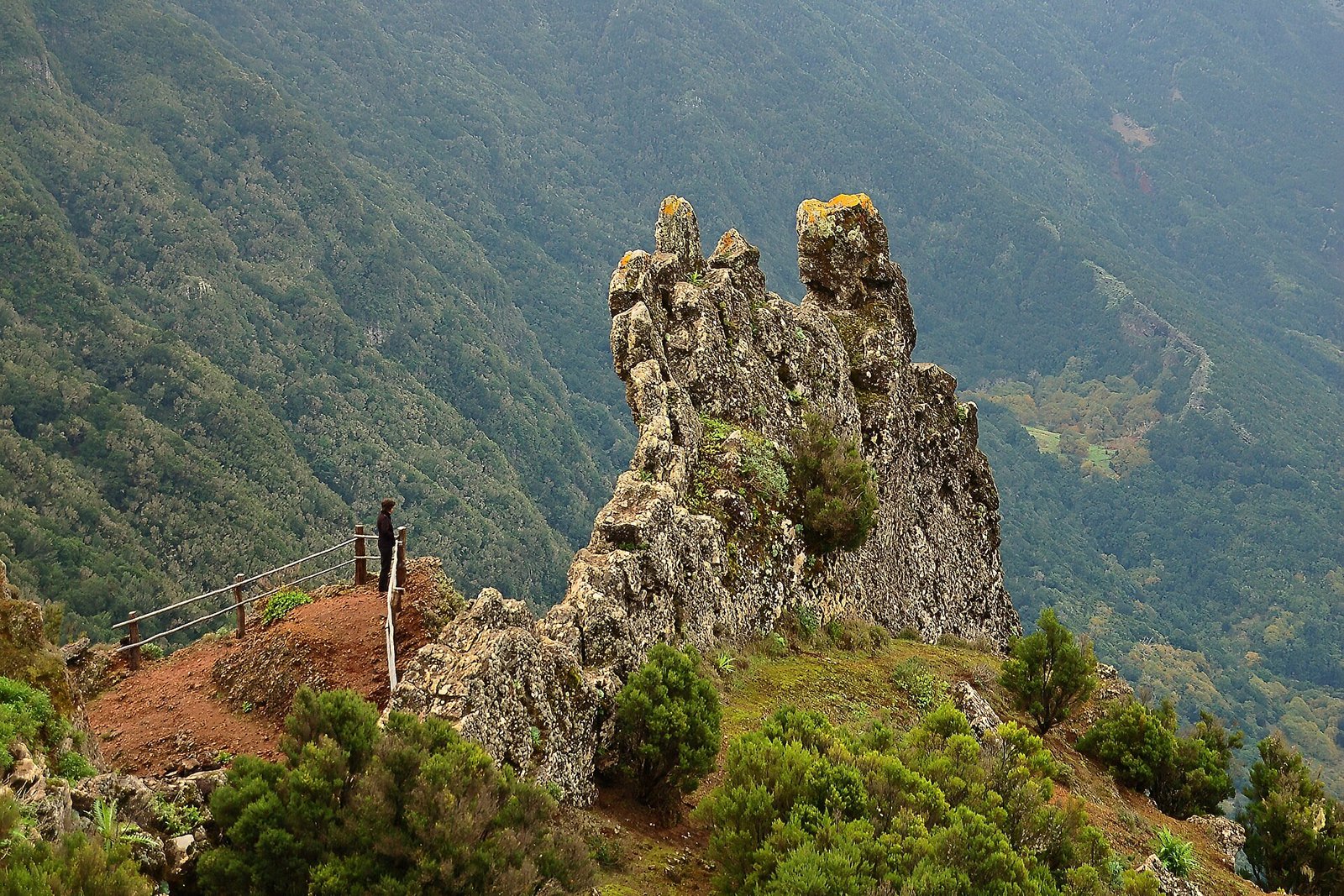 Mirador de Jinama (El Hierro): vistas al valle de El Golfo (El Hierro)