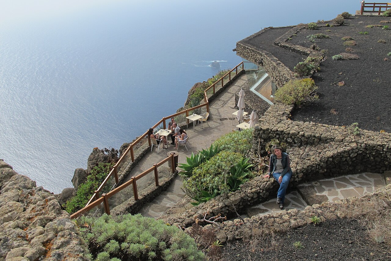 Mirador de la Peña (El Hierro): widoki na Valle de El Golfo (El Hierro)