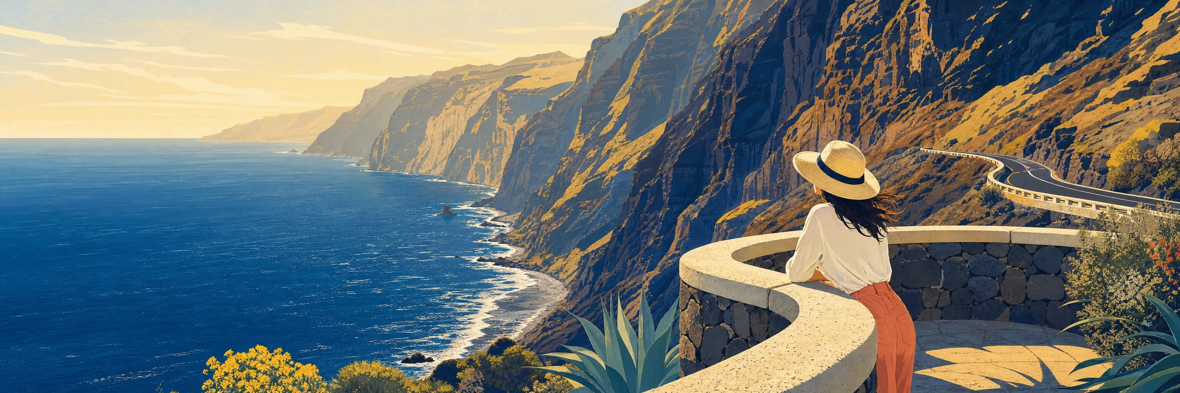 Mirador del Balcón (Gran Canaria): westelijke kliffen en bezoektips