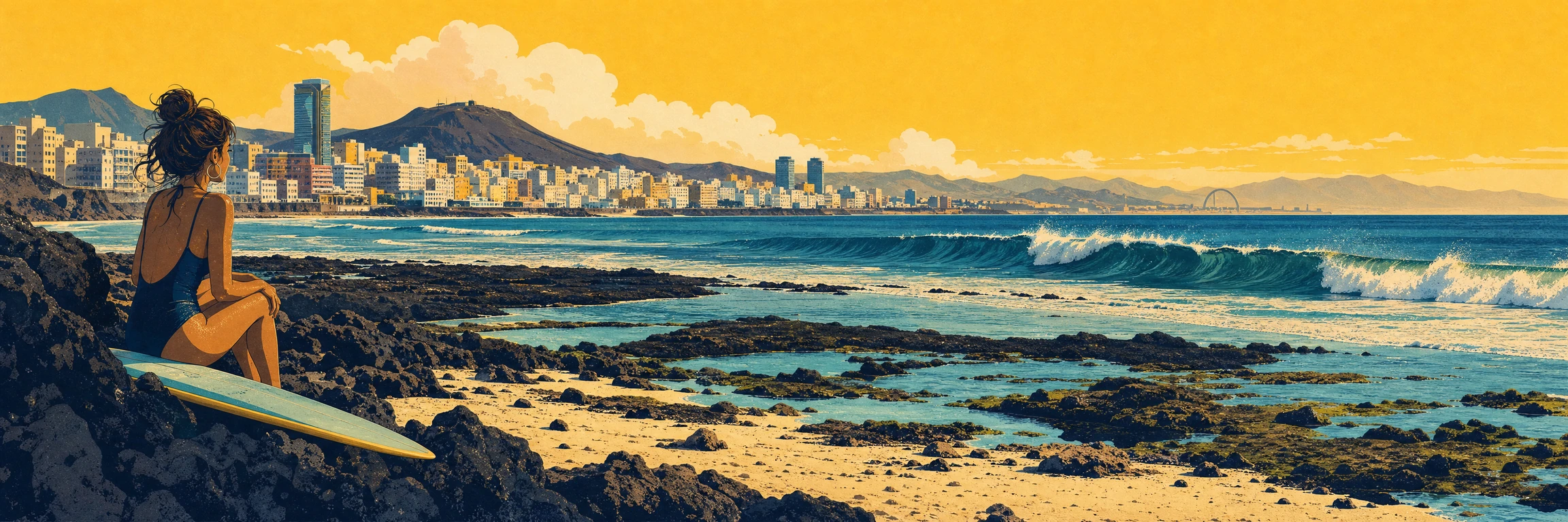 Playa del Confital (Gran Canaria): surf, charcos y cómo llegar
