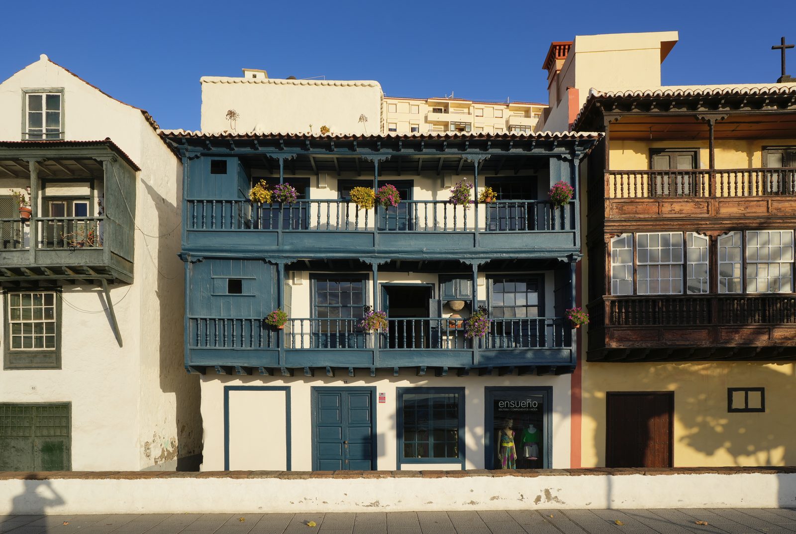 Santa Cruz de La Palma: casco histórico, balcones y puerto atlántico (La Palma)