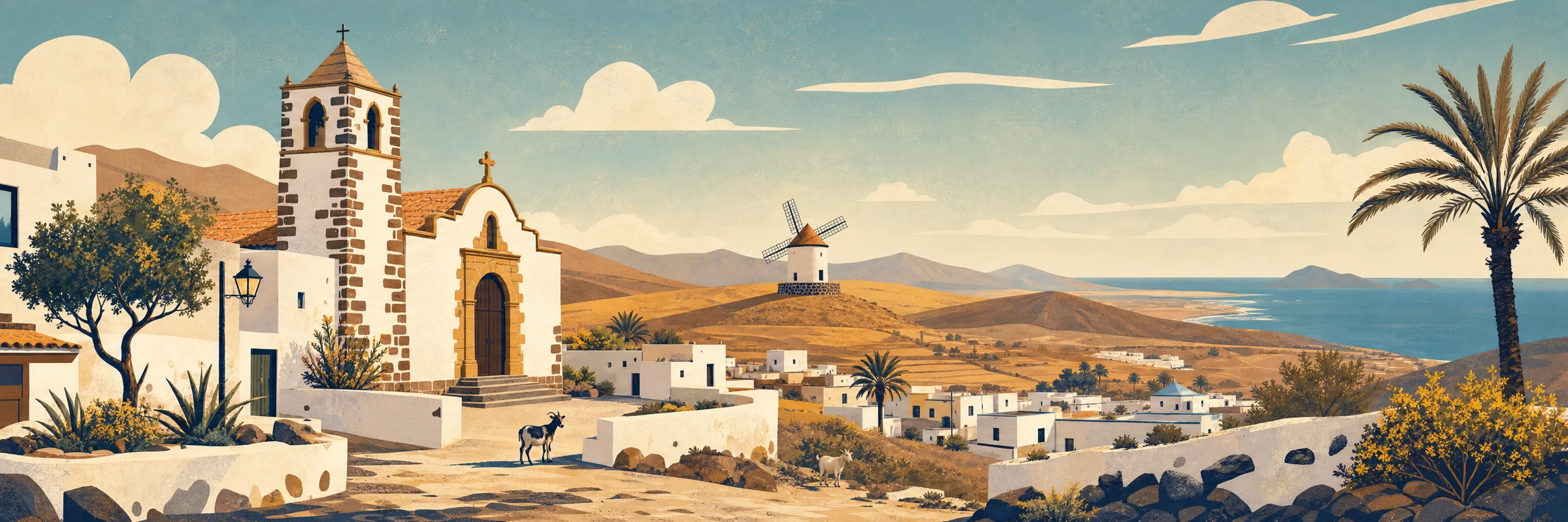Pueblos más bonitos de Fuerteventura: Betancuria, Ajuy, El Cotillo y La Oliva entre iglesias históricas y costa