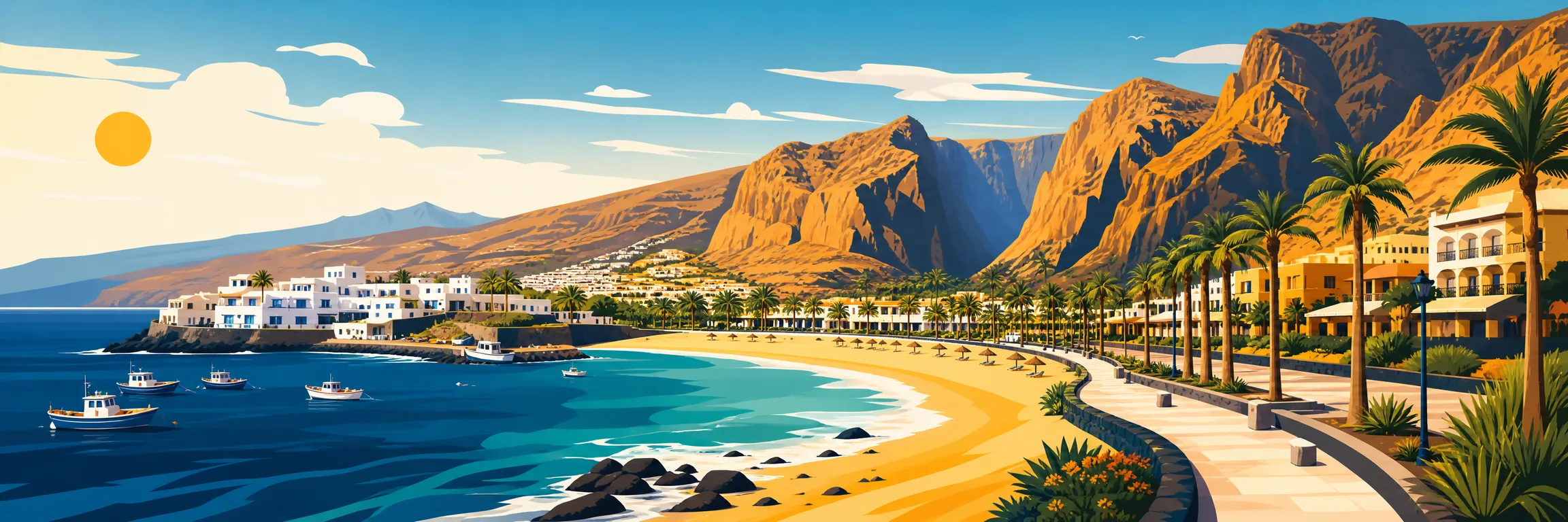 Qué ver en Costa Adeje: Playa del Duque, La Caleta, Barranco del Infierno, Puerto Colón y paseo marítimo del sur de Tenerife