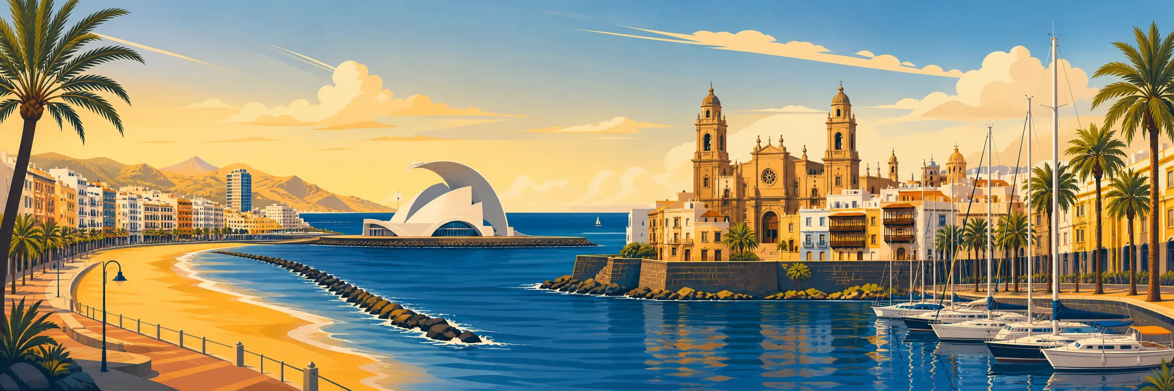 Qué ver en Las Palmas de Gran Canaria: Las Canteras, el Auditorio Alfredo Kraus, Vegueta y la Catedral de Santa Ana