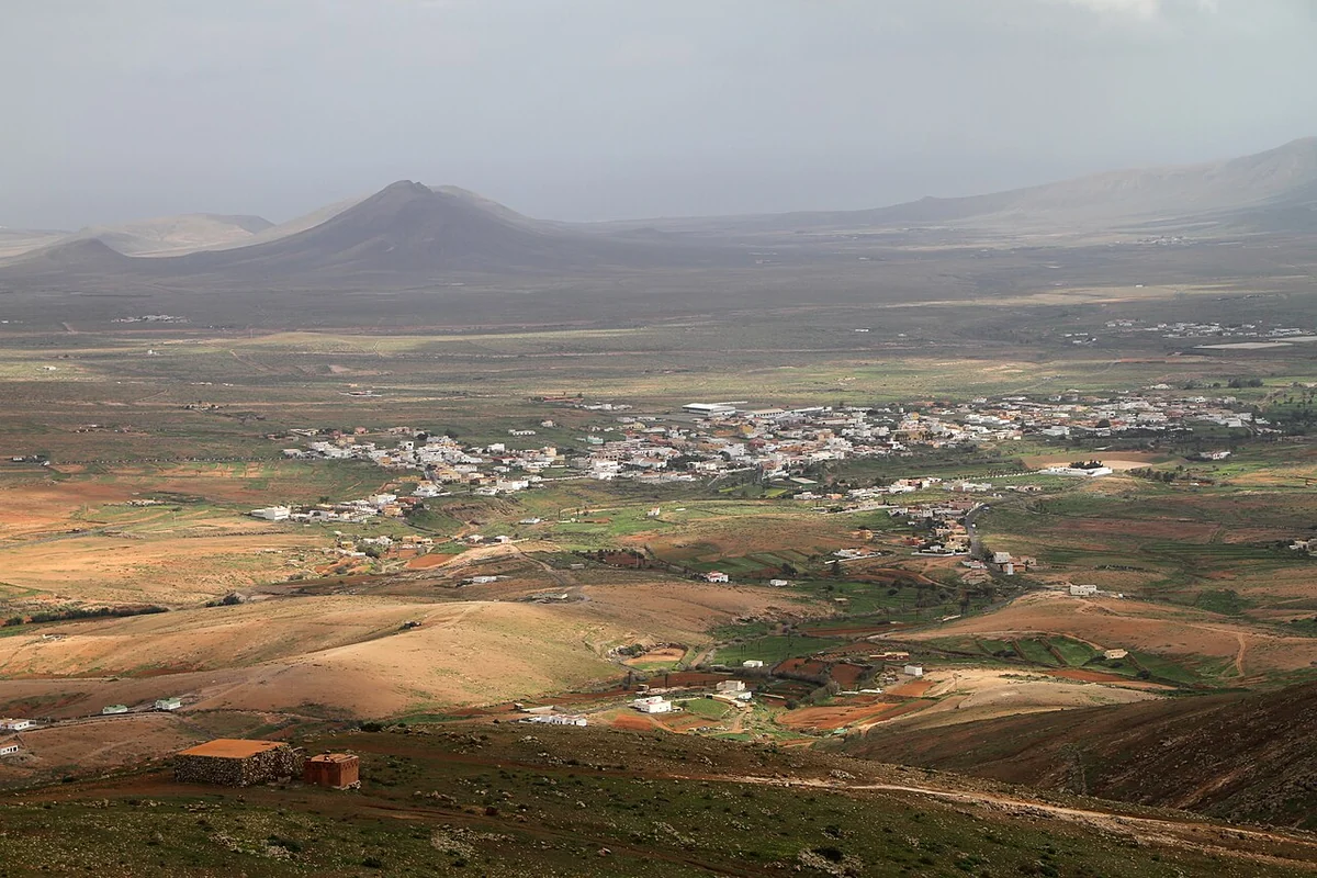 Mirador de Morro Velosa y carretera de Betancuria, Fuerteventura