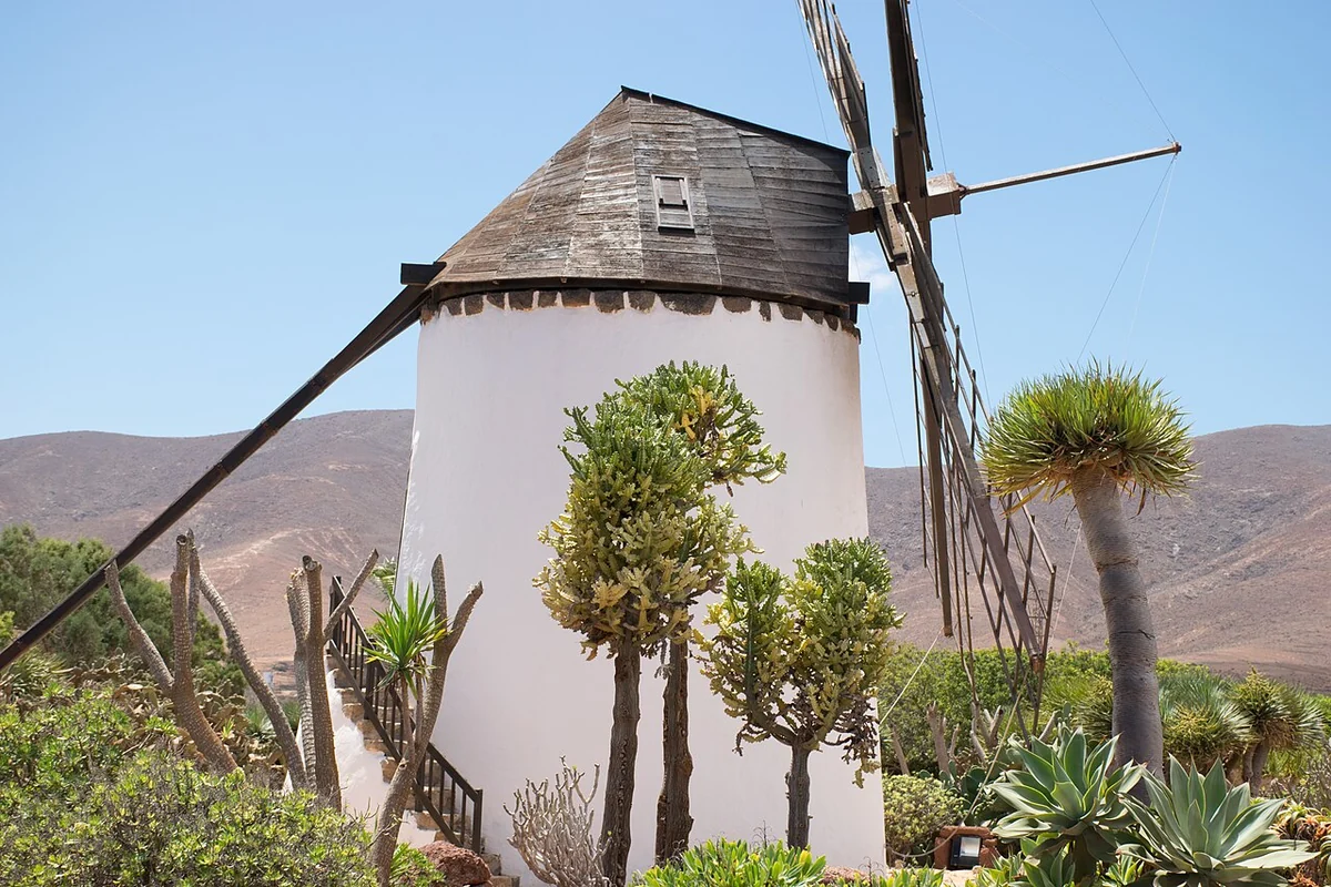 Antigua, molinos y paisaje rural, Fuerteventura