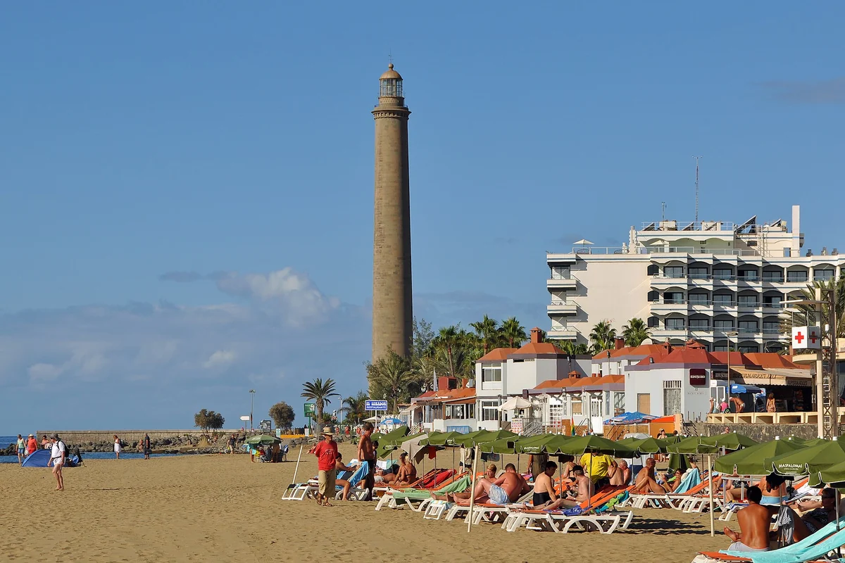 Playa de Maspalomas, Faro y paseo de Meloneras, Gran Canaria