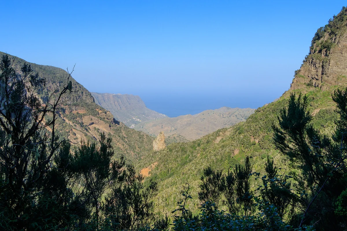 Hermigua, valle agrícola entre Garajonay y el mar, La Gomera