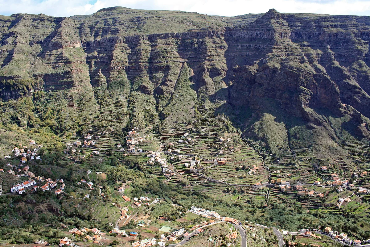 Palmarejo, la panorámica ordenada de Valle Gran Rey, La Gomera