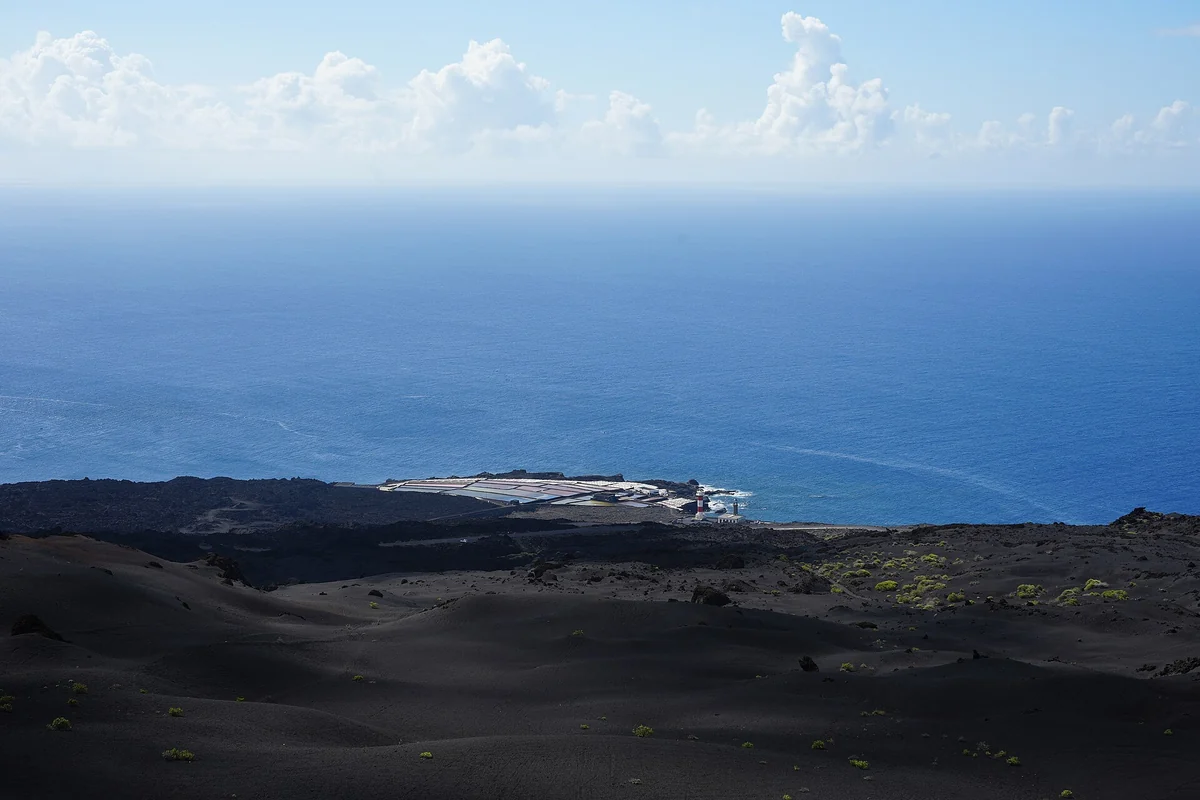 Salinas de Fuencaliente, faros y final de isla, La Palma