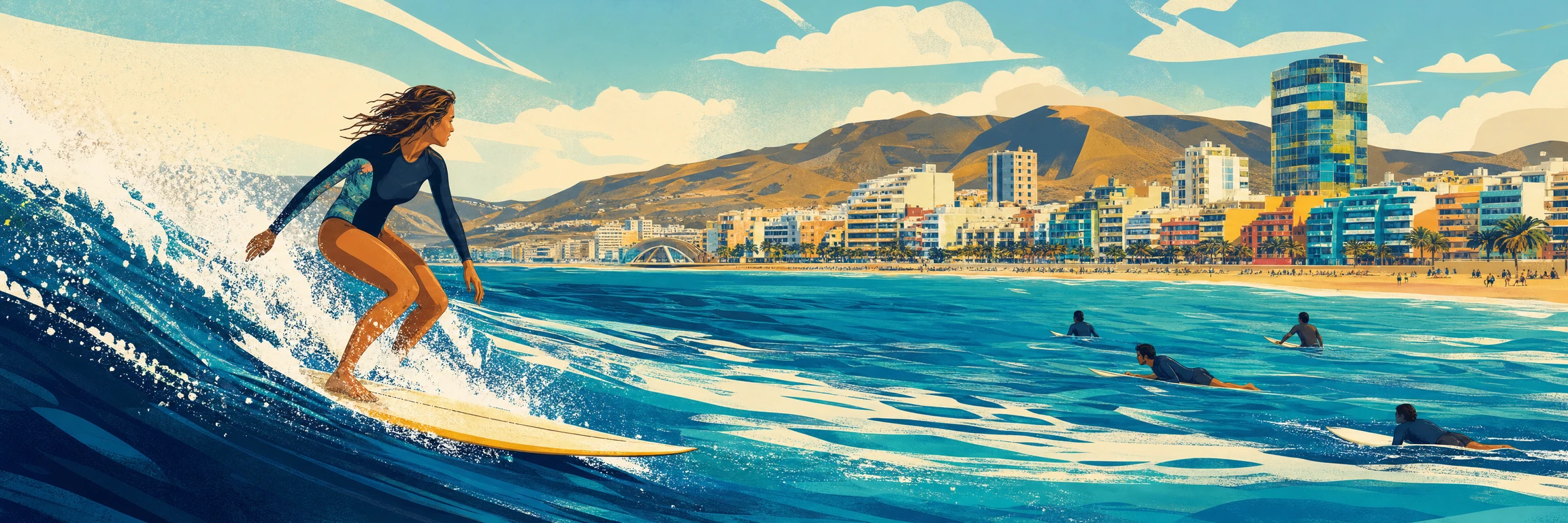 Surf y oleaje en Gran Canaria