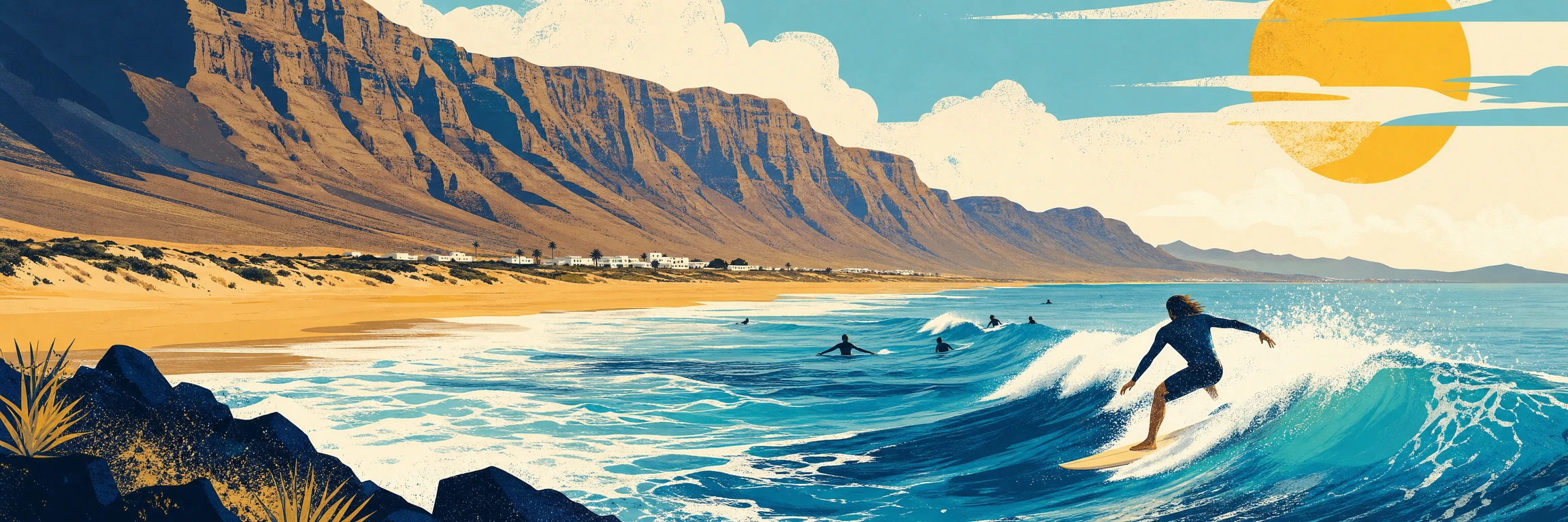 Surf y oleaje en Lanzarote