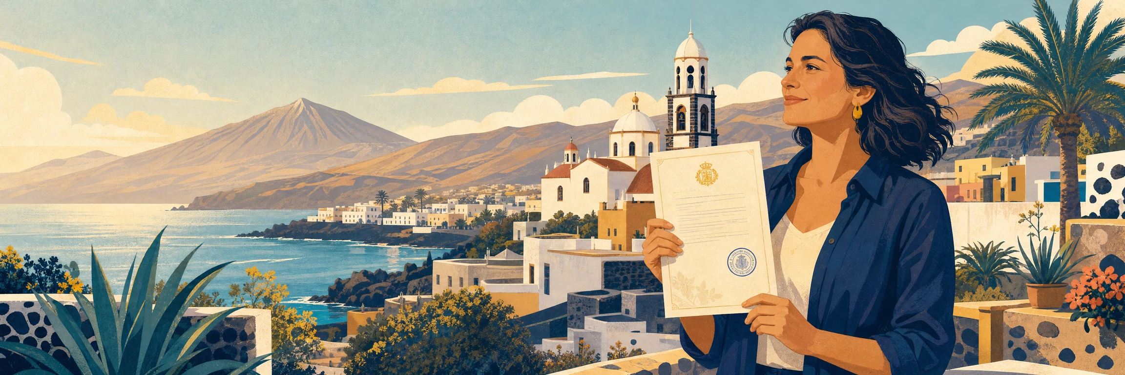 Certificado de residente en Canarias para el descuento de viaje