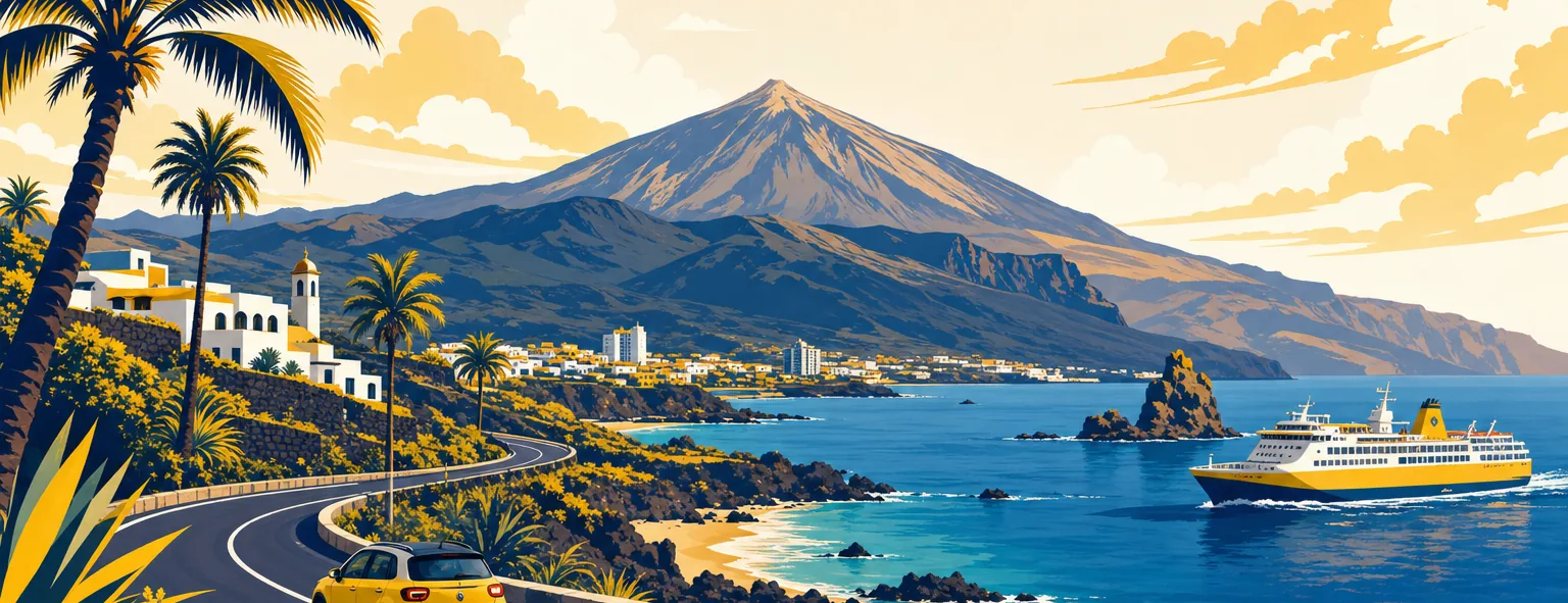 Viajar a Canarias: vuelos, alquiler de coches, ferry entre islas, hoteles y transporte público
